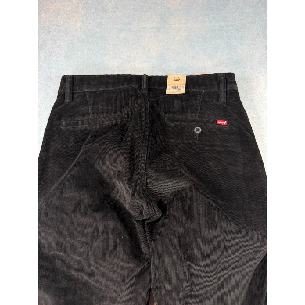 Levi's XX Chino Standard Taper Mens 29x30 Black NEW Corduroy Stretch Pants NWT